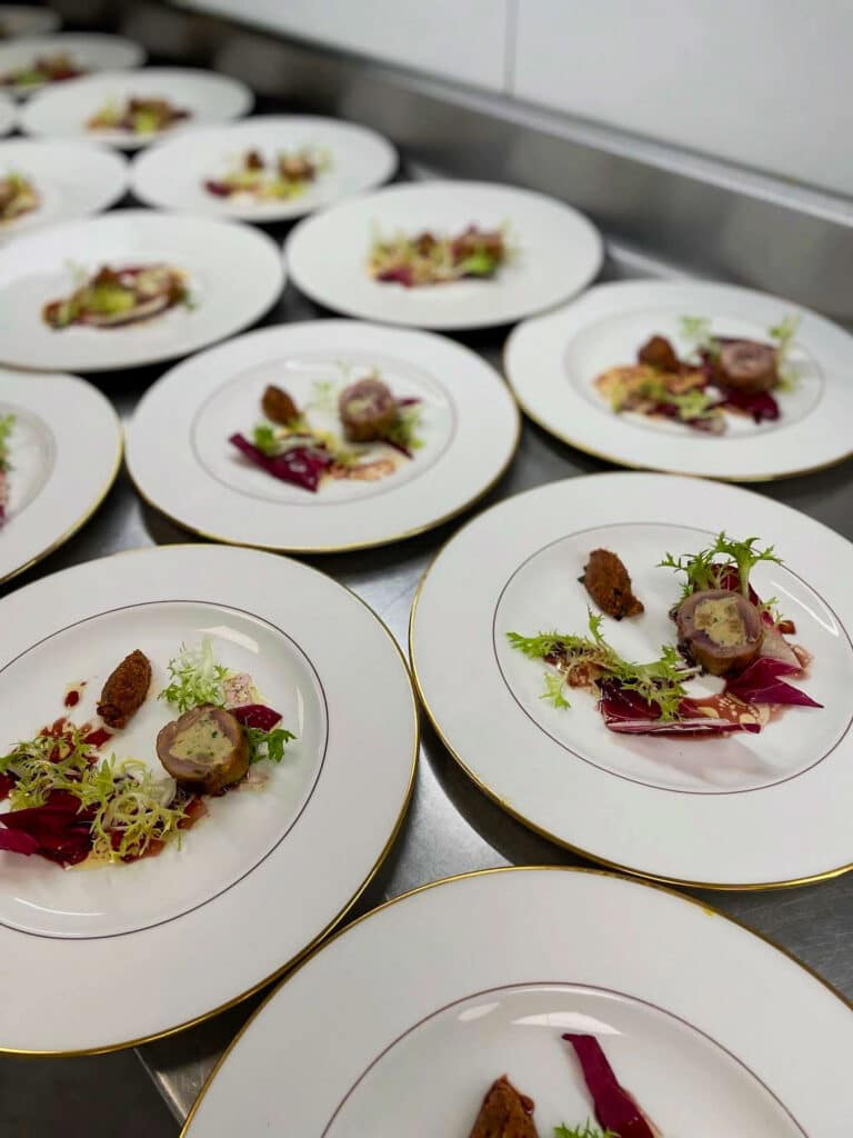 Vorspeisen im Restaurant des Hotel Ruland Altenahr